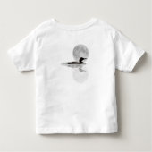 Loon zwemt in het Moonlight Peuter T-shirt (Achterkant)