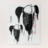 Loon-zwemvogels Art Thunder_Cove Legpuzzel (Verticaal)