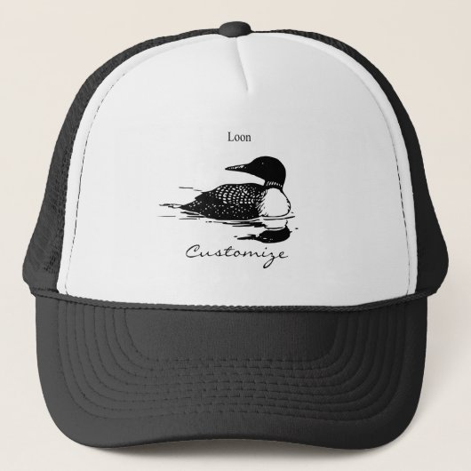 Loon-zwemvogels Art Thunder_Cove Trucker Pet (Voorkant)