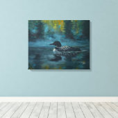 Loonell - Loon Eend Canvas Afdruk (Insitu (Houten vloer))