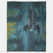 Loonell - Loon Eend Fleece Deken (Voorkant)