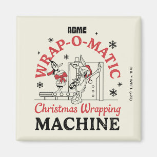 LOONEY TUNES™   ACME Wrap-O-Matic Wrapping Machine Magneet