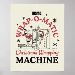 LOONEY TUNES™ ACME Wrap-O-Matic Wrapping Machine Poster