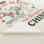 LOONEY TUNES™ | ACME Wrap-O-Matic Wrapping Machine Sherpa Deken (3/4)