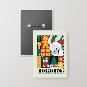 LOONEY TUNES™ BUGS BUNNY™ Feestdagen Badge Button