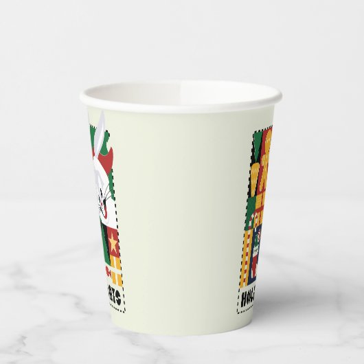 LOONEY TUNES™ BUGS BUNNY™ Feestdagen Badge Papieren Bekers (Links)