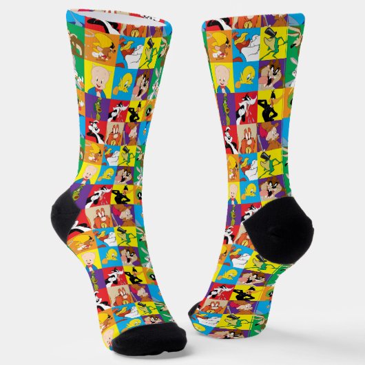 LOONEY TUNES™ Character Grid Socks Sokken (Gebogen)