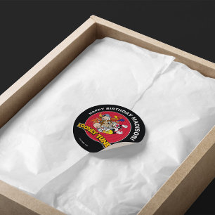 LOONEY TUNES™ Character Group Geboortedag Ronde Sticker