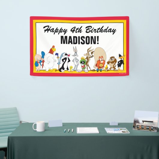 LOONEY TUNES™ Character Group | Geboortedag Spandoek (Beurs)