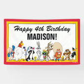 LOONEY TUNES™ Character Group | Geboortedag Spandoek (Horizontaal)