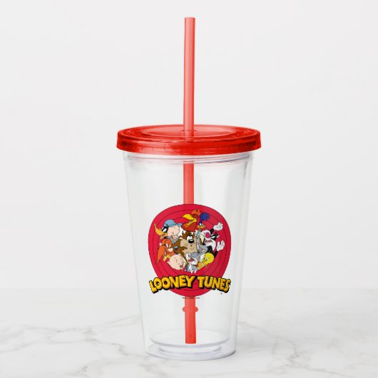 LOONEY TUNES™ Character Logo Acryl Drinkbeker (Voorkant)