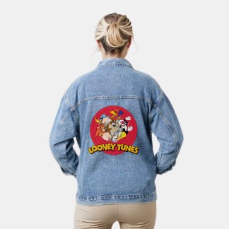 LOONEY TUNES™ Character Logo Denim Jacket
