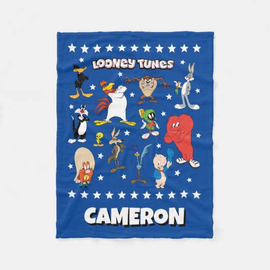 LOONEY TUNES™ Character Logo Fleece Deken (Voorkant)