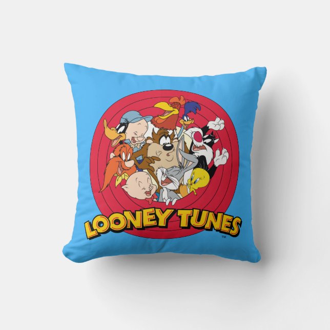 LOONEY TUNES™ Character Logo Kussen (Voorkant)