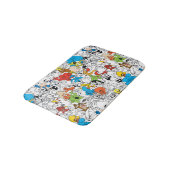 LOONEY TUNES™ Colour Pop Pattern Badmat (Gekanteld)