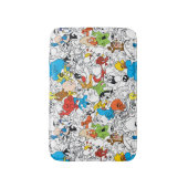 LOONEY TUNES™ Colour Pop Pattern Badmat (Voorkant Verticaal)