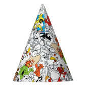 LOONEY TUNES™ Colour Pop Pattern Feesthoedjes (Achterkant)