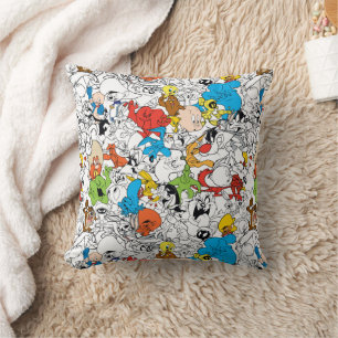 LOONEY TUNES™ Colour Pop Pattern Kussen
