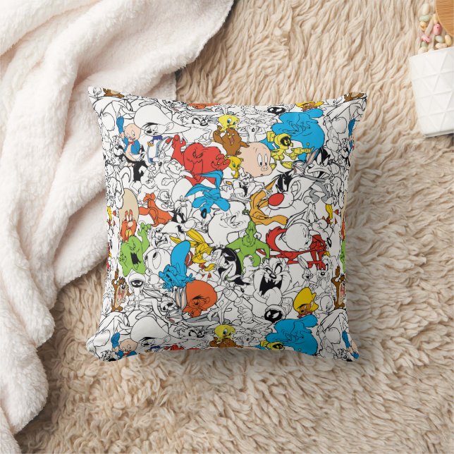 LOONEY TUNES™ Colour Pop Pattern Kussen (Deken)
