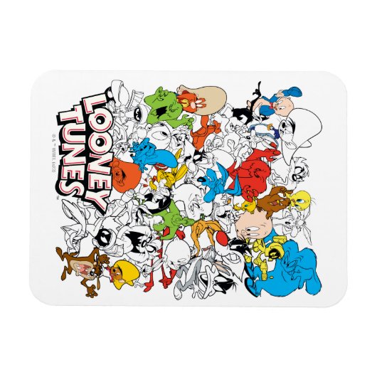 LOONEY TUNES™ Colour Pop Pattern Magneet (Horizontaal)
