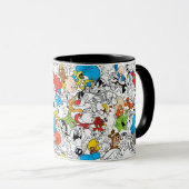 LOONEY TUNES™ Colour Pop Pattern Mok (Voorkant rechts)
