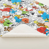 LOONEY TUNES™ Colour Pop Pattern Sherpa Deken (3/4)