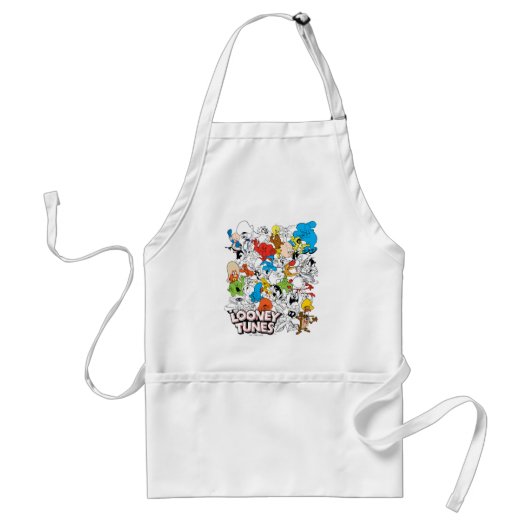 LOONEY TUNES™ Colour Pop Pattern Standaard Schort (Voorkant)