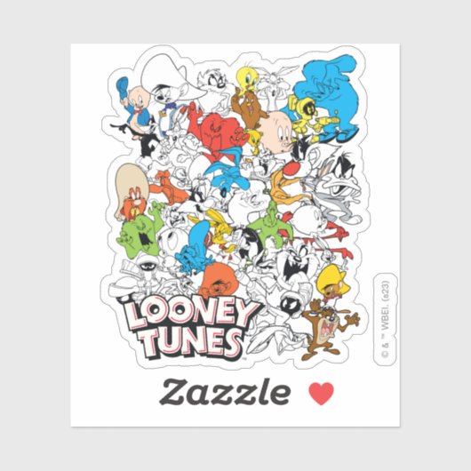 LOONEY TUNES™ Colour Pop Pattern Sticker (Vel)