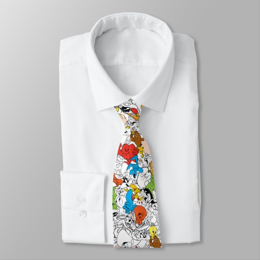 LOONEY TUNES™ Colour Pop Pattern Stropdas (Gebonden)