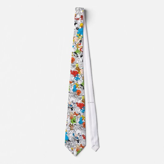 LOONEY TUNES™ Colour Pop Pattern Stropdas (Voorkant)