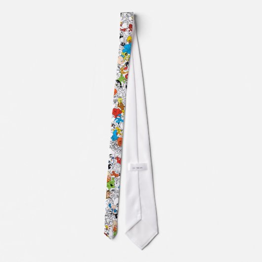 LOONEY TUNES™ Colour Pop Pattern Stropdas (Achterkant)