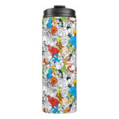 LOONEY TUNES™ Colour Pop Pattern Thermosbeker (Voorkant)