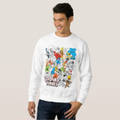 LOONEY TUNES™ Colour Pop Pattern Trui (Voorkant volledig)