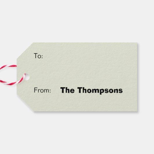 LOONEY TUNES™ DAFFY DUCK™ Holiday Quackers Cadeaulabel (Achterkant Horizontaal)