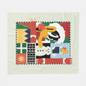 LOONEY TUNES™ DAFFY DUCK™ Holiday Quackers Fleece Deken (Voorkant (Horizontaal))