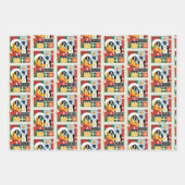 LOONEY TUNES™ DAFFY DUCK™ Holiday Quackers Inpakpapier Vel (Voorkant)