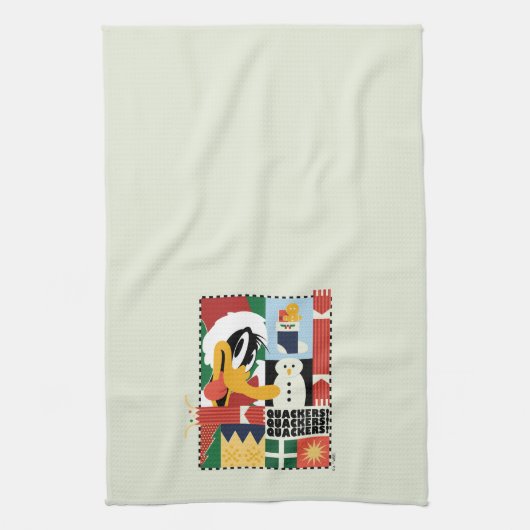 LOONEY TUNES™ DAFFY DUCK™ Holiday Quackers Theedoek (Verticaal)