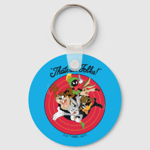 LOONEY TUNES™ "DAT IS ALLE FOLKS!™" Bullseye Group Sleutelhanger