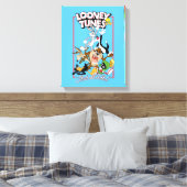 LOONEY TUNES™ "DAT IS ALLEMAAL FOLKS!™" Group Stac Canvas Afdruk (Insitu (Slaapkamer))