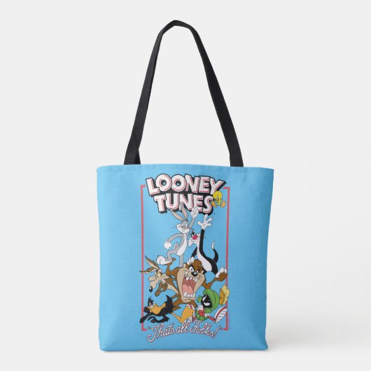 LOONEY TUNES™ "DAT IS ALLEMAAL FOLKS!™" Group Stac Draagtas (Achterkant)