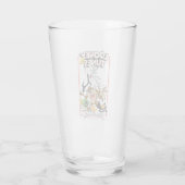 LOONEY TUNES™ "DAT IS ALLEMAAL FOLKS!™" Group Stac Glas (Achterkant)