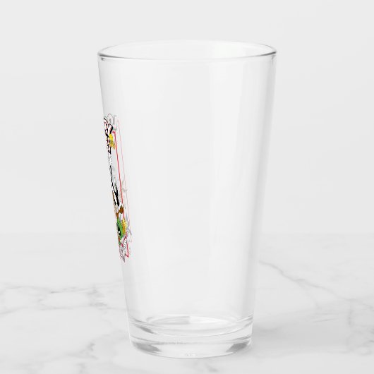 LOONEY TUNES™ "DAT IS ALLEMAAL FOLKS!™" Group Stac Glas (Links)