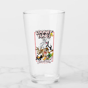 LOONEY TUNES™ "DAT IS ALLEMAAL FOLKS!™" Group Stac Glas