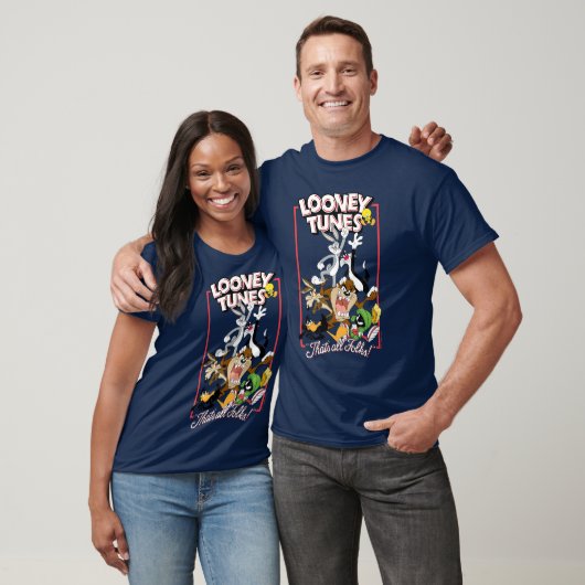 LOONEY TUNES™ "DAT IS ALLEMAAL FOLKS!™" Group Stac T-shirt (Unisex)
