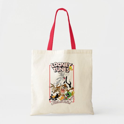 LOONEY TUNES™ "DAT IS ALLEMAAL FOLKS!™" Group Stac Tote Bag (Voorkant)