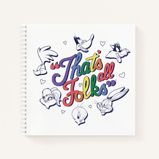 LOONEY TUNES™ - Dat zijn allemaal Folks! Pride Bad Notitieboek (Voorkant)