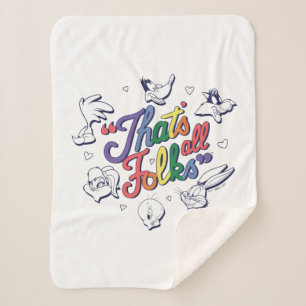 LOONEY TUNES™ - Dat zijn allemaal Folks! Pride Bad Sherpa Deken