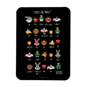 LOONEY TUNES™ Emoji Chart Magneet