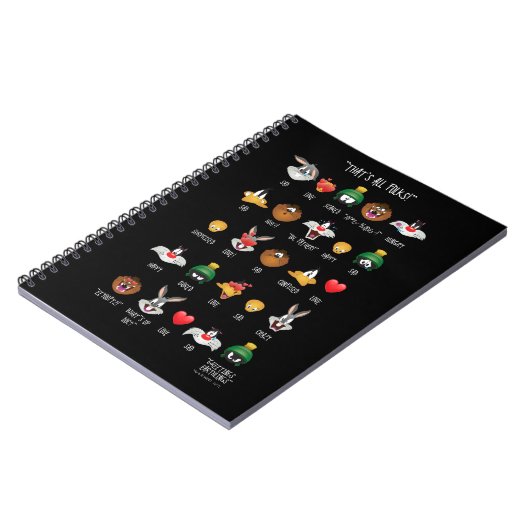 LOONEY TUNES™ Emoji Chart Notitieboek (Linkerzijde)