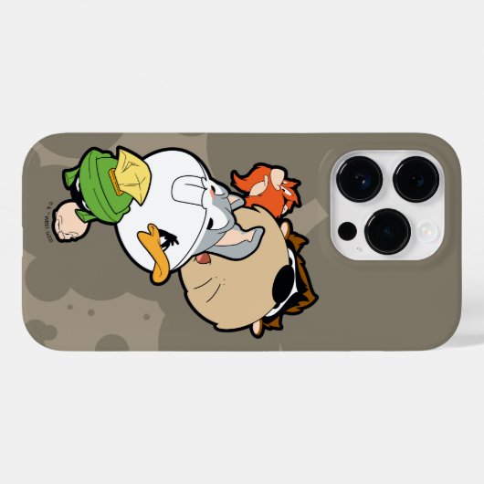 LOONEY TUNES™ gestileerde grote hoofden Case-Mate iPhone Case (Achterkant (horizontaal))
